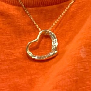 Tiffany open heart /diamonds